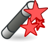 Magic Wand Red Clip Art