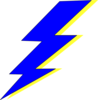 Lightning Bolt Right Clip Art