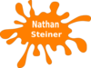 Orange Splat Clip Art