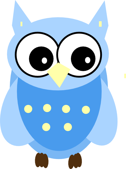 Blue Owl Clip Art at Clker.com - vector clip art online, royalty free