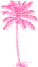 Pink Palm Tree Clip Art