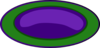 Purple Green Plate Clip Art