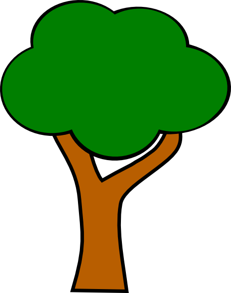 free clip art green tree - photo #28