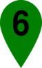 Green-pin1 Clip Art