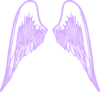 Purple Angel Wings Clip Art