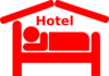 Hotel Red Clip Art