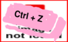 Ctrl + Z = Delete Clip Art