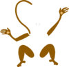 Monkey Legs And Arms Clip Art