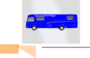 Blue Mobile Home Clip Art