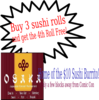 Osaka Sushi Advertising Clip Art