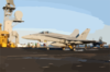 F/a-18 Hornet Makes Arrested Landing Aboard Uss Kitty Hawk Cv 63 Clip Art