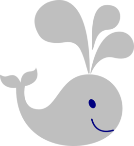 Little Gray Whale Clip Art
