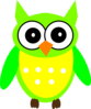 Owl Green Clip Art