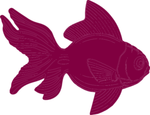 Burgundy Fish Clipart Clip Art