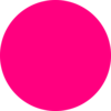 Hot Pink Dot Clip Art