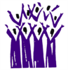 Choir In Purple Clip Art