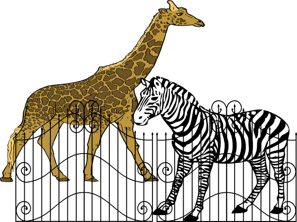 animated zoo animals clipart - photo #20