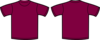 Burgundy T-shirt Clip Art