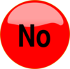 No Button Clip Art