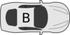 Car B - Top View Clip Art