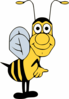 Funny Bumble Bee Clip Art