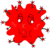 Red Germ Clip Art