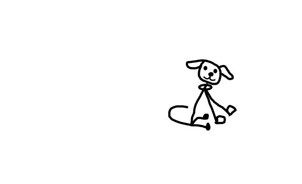 stick people dog