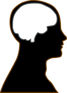 Silhouette Brain Clip Art at Clker.com - vector clip art online