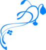 Blue Vine Clip Art