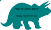 Dinosaur Valentine Clip Art
