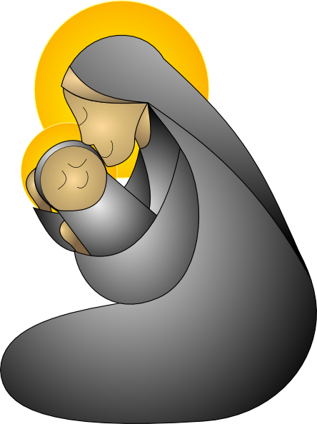 clip art mary mother of jesus - photo #23