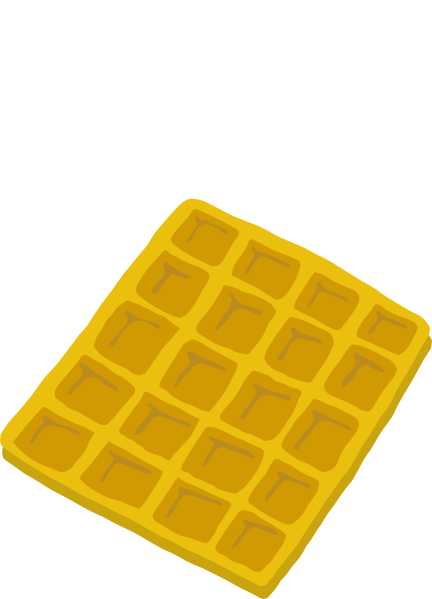 Waffle Clip Art at Clker.com - vector clip art online, royalty free