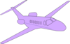 Purple Airplane Clip Art