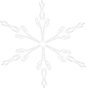 Snowflake Black And White Clip Art at  - vector clip art online,  royalty free & public domain