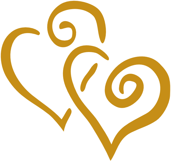 gold heart clip art free - photo #5