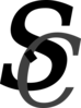 Sc Logo Black Gray Clip Art