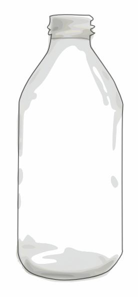 Clear Bottle Clip Art at Clker.com - vector clip art online, royalty