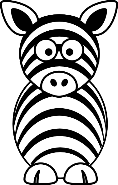 Zebra Clipart Black And White