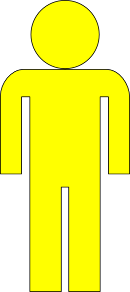yellow man clipart - photo #4