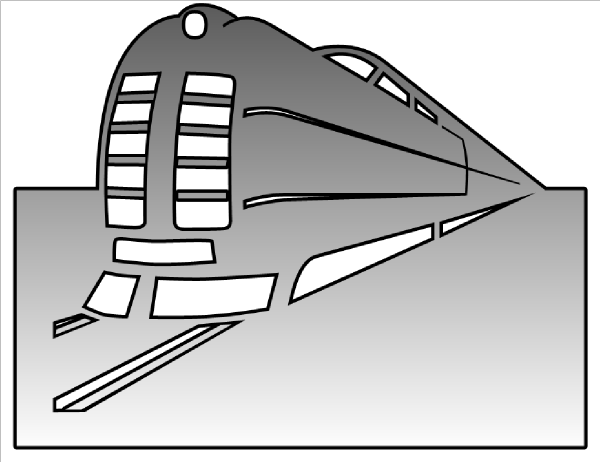 train outline clip art - photo #37