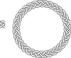 3-plait Border Circle Clip Art