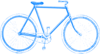 Blue Bike Clip Art