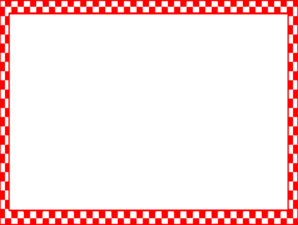 Red Checkerboard Frame Clip Art