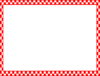 Red Checkerboard Frame Clip Art