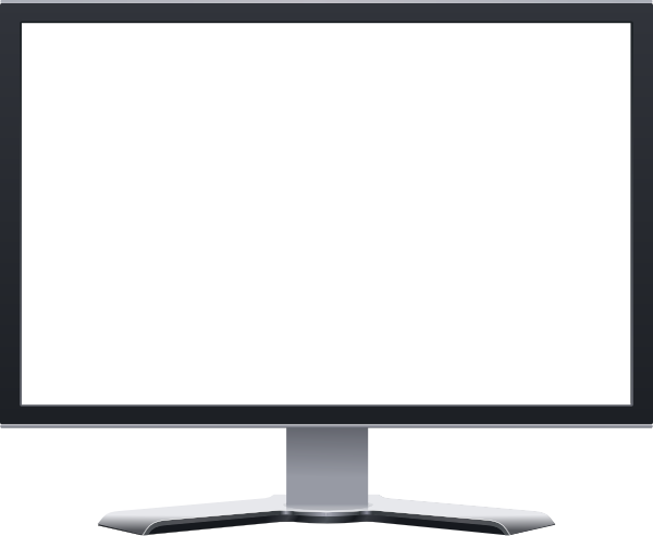 Computer Monitor Blank Clip Art at Clker.com - vector clip art online