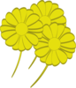 Yellow Flowers Clip Art