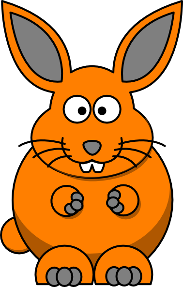 Cartoon Bunny Clip Art at Clker.com - vector clip art online, royalty