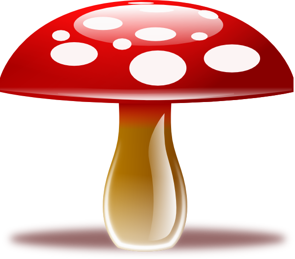 red mushroom clipart - photo #10