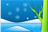 Snowy Scene 2 Clip Art