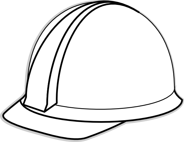 clipart hat black and white - photo #14